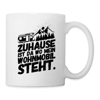 Camper Camping Campen Wohnmobil II - Tasse - Weiß - Rechts