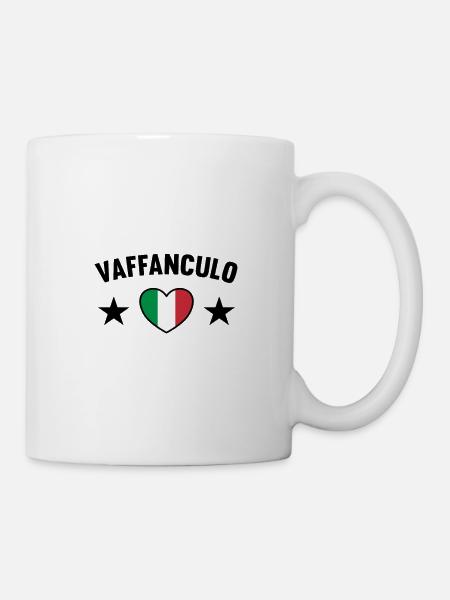 Vaffanculo Lustiger italienischer Spruch über Ital - Tasse - Weiß