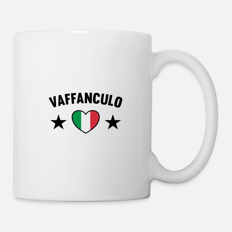 Vaffanculo Lustiger italienischer Spruch über Ital - Tasse - Weiß