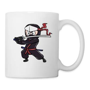 Perfektes Kinder Samurai, Ninja, Ninjas Geschenk - Tasse - Weiß - Rechts