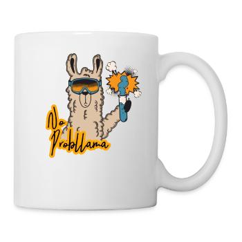No Problama Lab LLAMA Lama Alpaka - Tasse - Weiß - Rechts