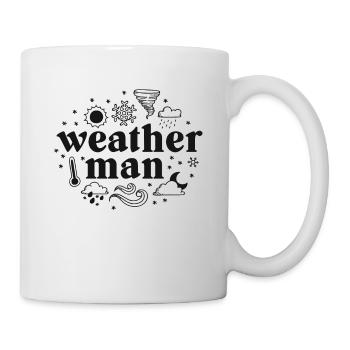 Weatherman Shirt Meteorologist Gifts Weather - Mug - white - Right