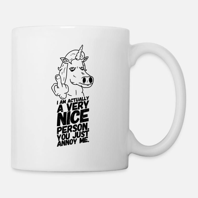 Licorne Cheeky Funny Sayings II - Mug blanc - blanc