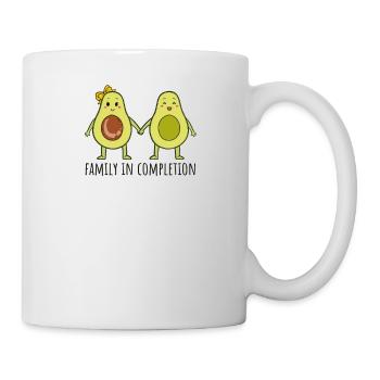 Family in completion - Pregnancy Pregnant - Mug - white - Right