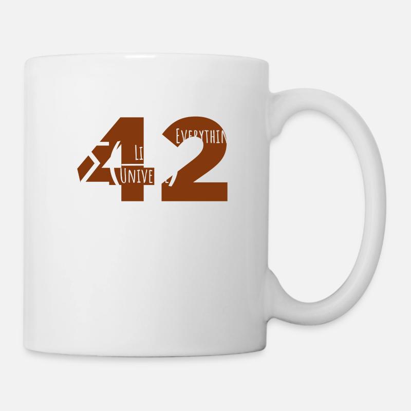 42 ist die Antwort Answer - Tasse - Weiß