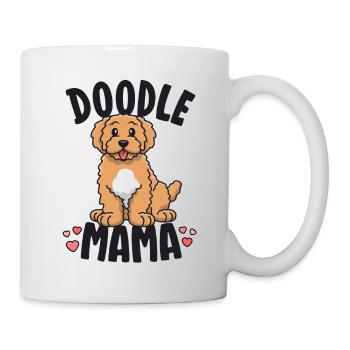 Doodle Mama Chemises pour femmes Propriétaire de Goldendoodle - Mug blanc - blanc - Droite