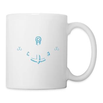Born to Fish Fischen Spruch - Tasse - Weiß - Rechts