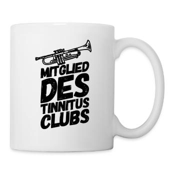 Trompete Trompeten Trompeter Club II - Tasse - Weiß - Rechts