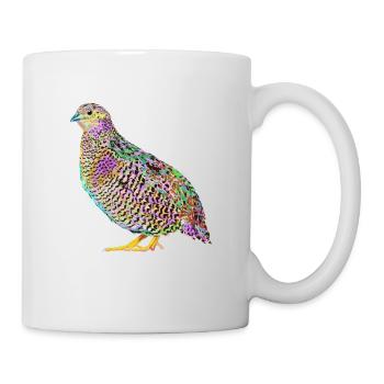Splash Quails Bird - Mug - white - Right