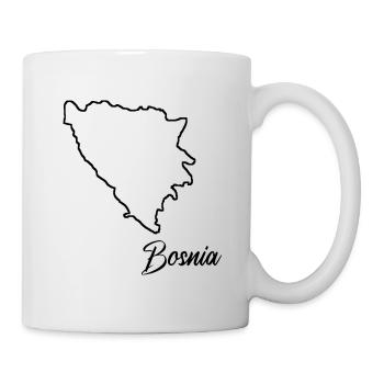 Bosnia Funny Bosna saying as a gift - Mug - white - Right