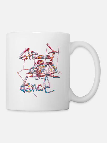 Graffiti style Splash hip hop colors painter color - Mug - white