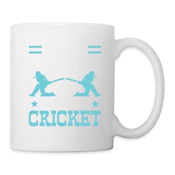 Jeu de cricket - Mug blanc - blanc - Droite