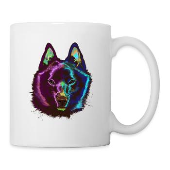 Splash Schipperke Dog - Mug - white - Right