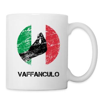Vaffanculo dicton italien - cadeau de l'Italie - Mug blanc - blanc - Droite