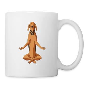 Meditate Segugio Italiano Dog - Mug - white - Right