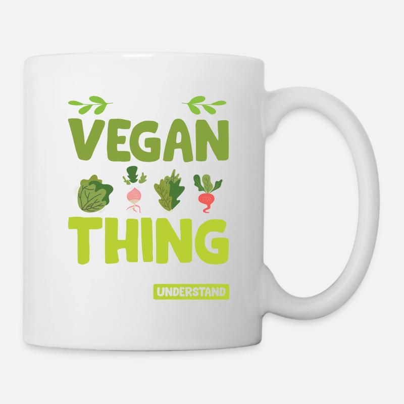 Vegan Veganer - Tasse - Weiß