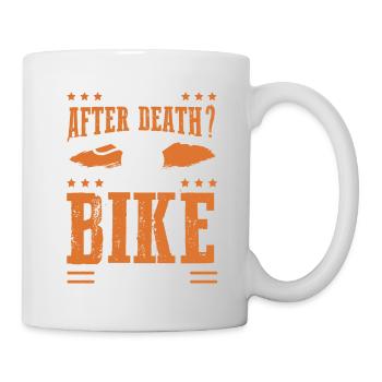 bike biker motorrad - Tasse - Weiß - Rechts