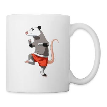 Muay Thai Opossum - Tasse - Weiß - Rechts