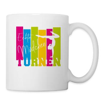 Real girls gymnastics gift idea for gymnast - Mug - white - Right