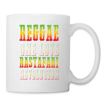 Reggae music Rastafarian - Mug - white - Right