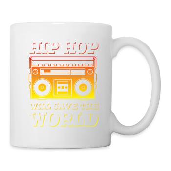Ghetto blaster Hip Hop - Mug - white - Right