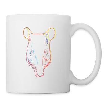 Colorful Tapir - Mug - white - Right