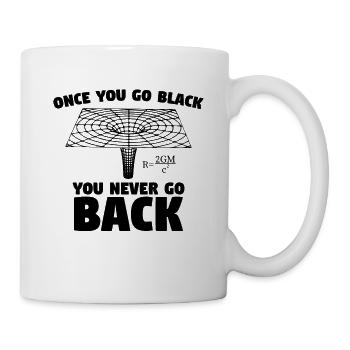 Black Hole Black Hole Planets Space Physics - Mug - white - Right