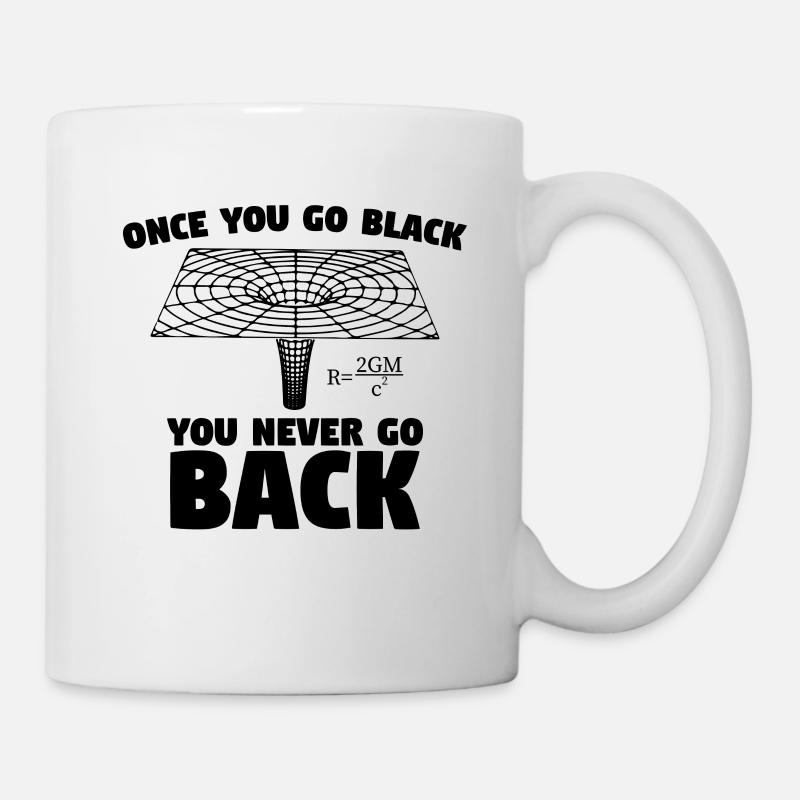 Trou noir Planètes du trou noir Physique spatiale - Mug blanc - blanc