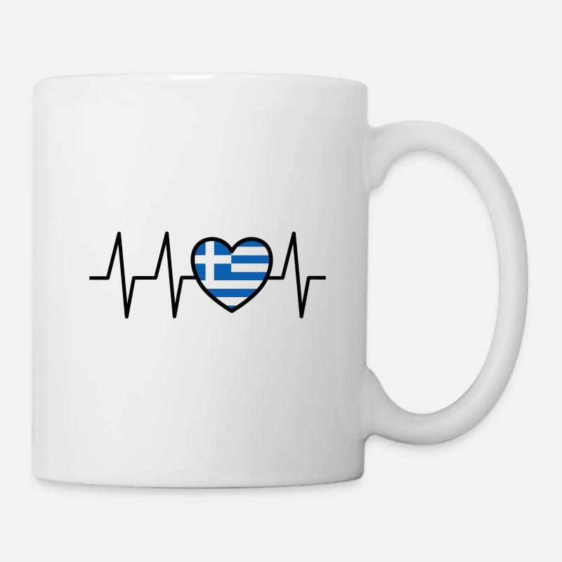 Lustiger Griechischer Spruch Griechenland Geschenk - Tasse - Weiß