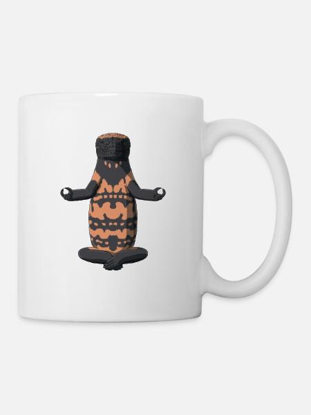 Meditierende GilaKrustenechse - Tasse - Weiß