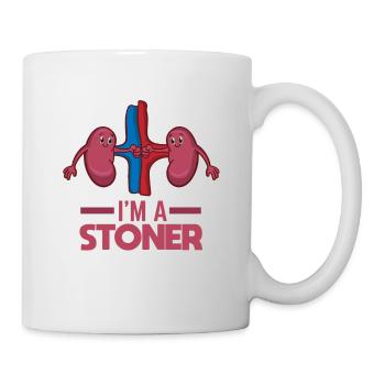 Kidney Stone Survivor Funny I'm A Stoner Gift - Mug - white - Right