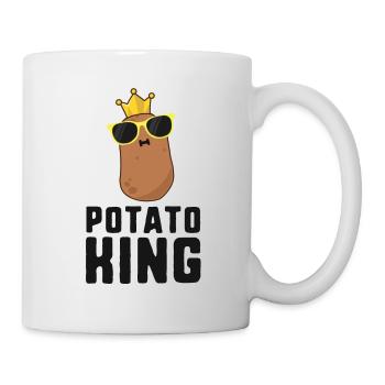 Pommes de terre king shirt pommes de terre pour hommes garçons - Mug blanc - blanc - Droite