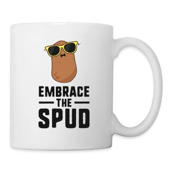 Umarmen Sie die Spud Kartoffel Shirts für Männer Frauen Kid - Tasse - Weiß - Rechts