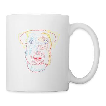 Strokes Welsh Terrier Dog - Mug - white - Right