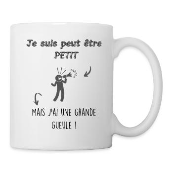 J'ai une grande gueule - Mug blanc - blanc - Droite