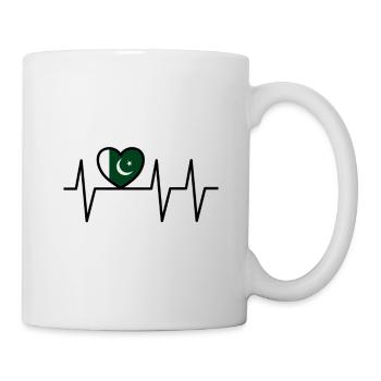Funny Pakistani saying Pakistan gift - Mug - white - Right
