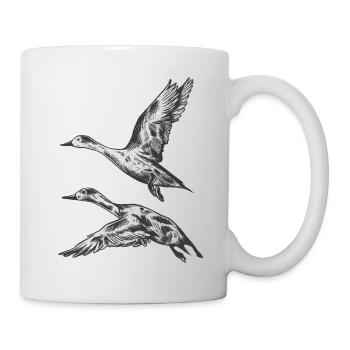 Flight duck - Mug - white - Right