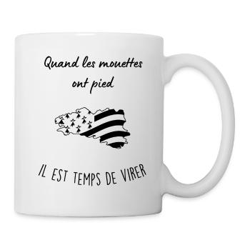 Bretagne - Mug blanc - blanc - Droite