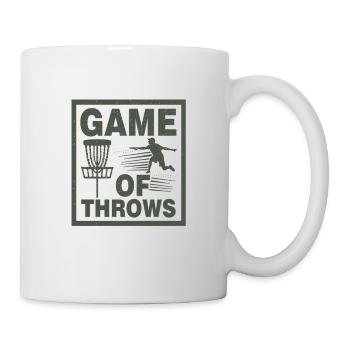 Disc Golf Geschenke Spiel der Wirfte Disc Golfer Geschenk - Tasse - Weiß - Rechts