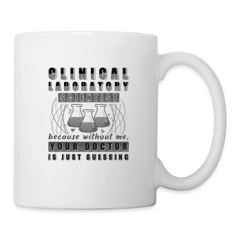Scientifique clinique de laboratoire sans moi docteur - Mug blanc - blanc - Droite