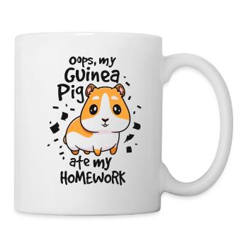 My Guinea Pig Ate My Homework, School Guinea Pig - Mug - white - Right