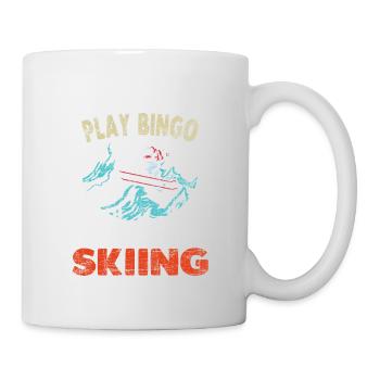 Skifahren Opa Ski Vatertag Geschenk - Tasse - Weiß - Rechts