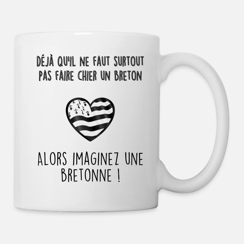 Bretonne - Mug blanc - blanc