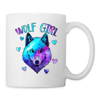Wolf Girl - Mug - white - Right