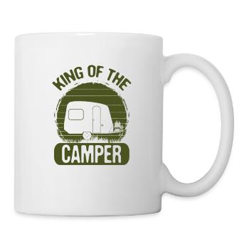 Cadeaux de camping Roi des cadeaux de campeur - Mug blanc - blanc - Droite