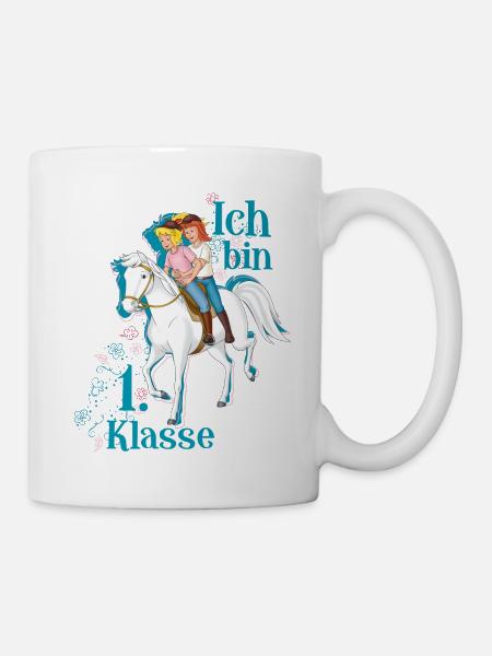 Bibi und Tina Ich Bin 1. Klasse - Tasse - Weiß