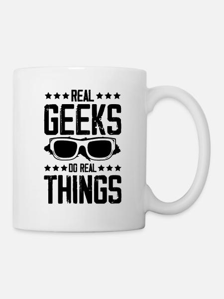 Geek lunettes geek le geek le fun - Mug blanc - blanc