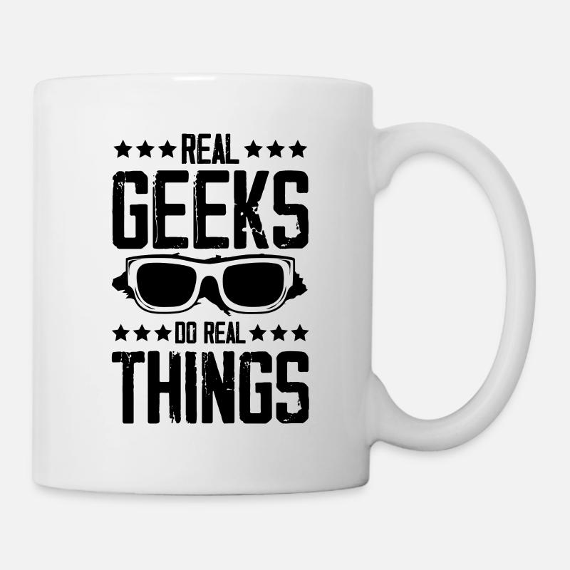 Geek lunettes geek le geek le fun - Mug blanc - blanc