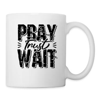 Prière biblique Foi vers la Bible - Mug blanc - blanc - Droite