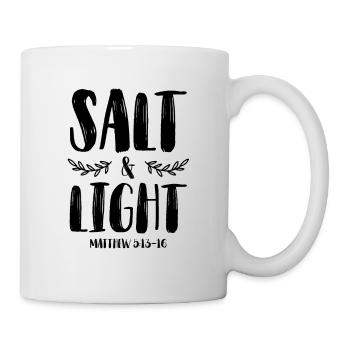 salz und licht bibel - Tasse - Weiß - Rechts